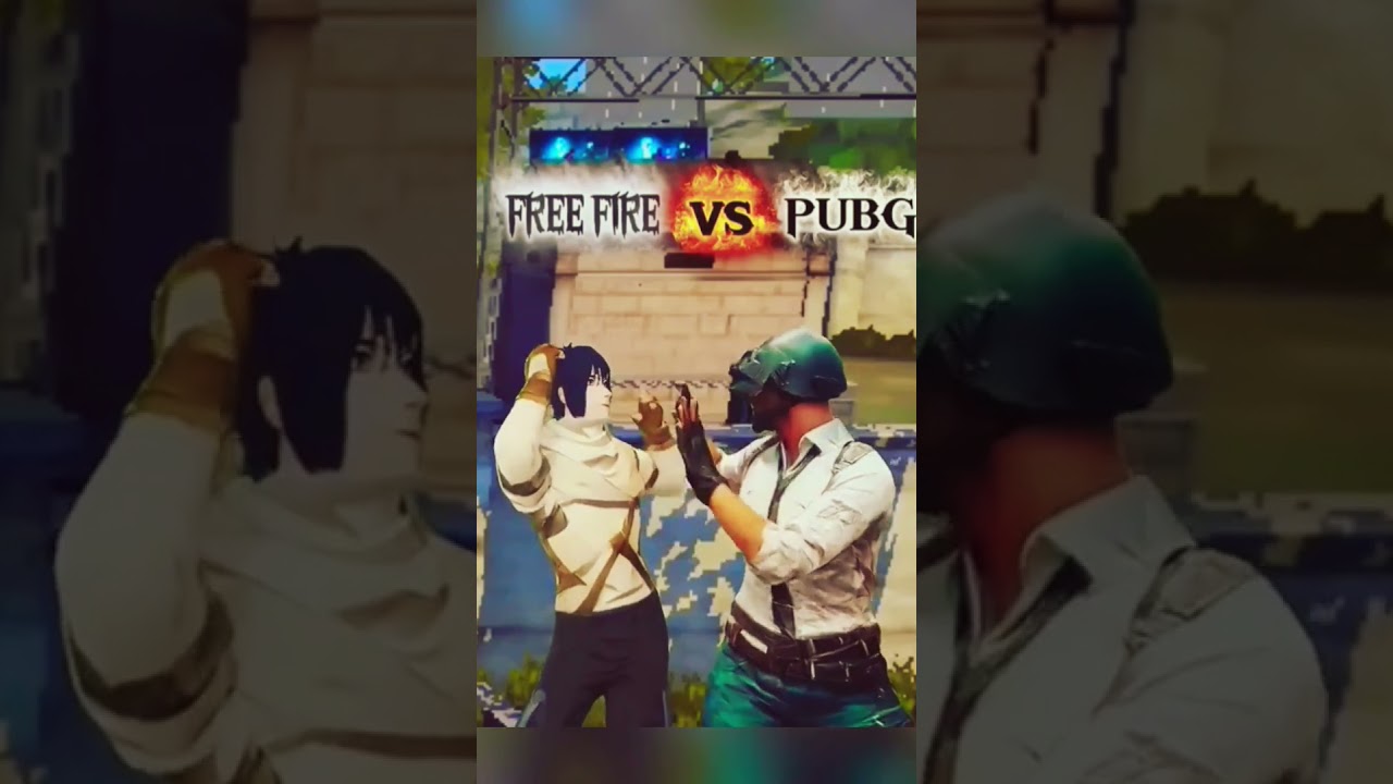 FREE FIRE VS PUBG, Bast fanney moment 😂😂😂😂😂 