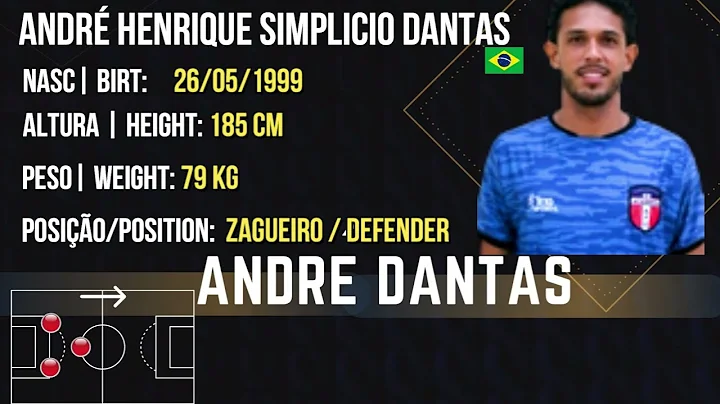 ANDRE DANTAS | ZAGUEIRO / DEFENDER - ACADEMIA MT 2...