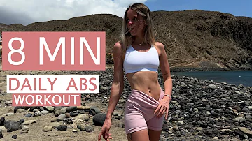 8 MIN DAILY AB WORKOUT || No Equipment