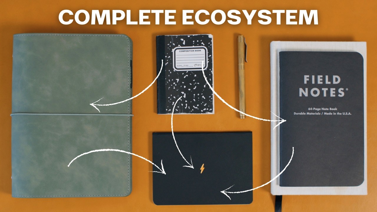 My Complete Notebook System (for life) - YouTube