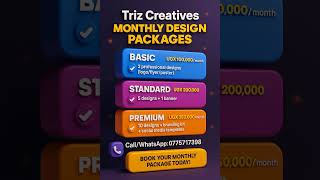 “At Triz, we create professional logos, flyers, business posters, social media ads, and branding kit