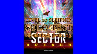 War Commander - SLEIPNIR SOLO TEST at Level 10 on General Base 1 2 3