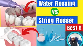 Water Flossing vs String Flossing - The TRUTH | Flossing | Waterflossing @dr.elliephillips