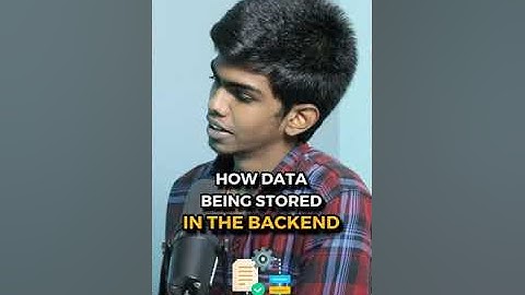 Full stack developer Explained in Tamil 👨‍💻