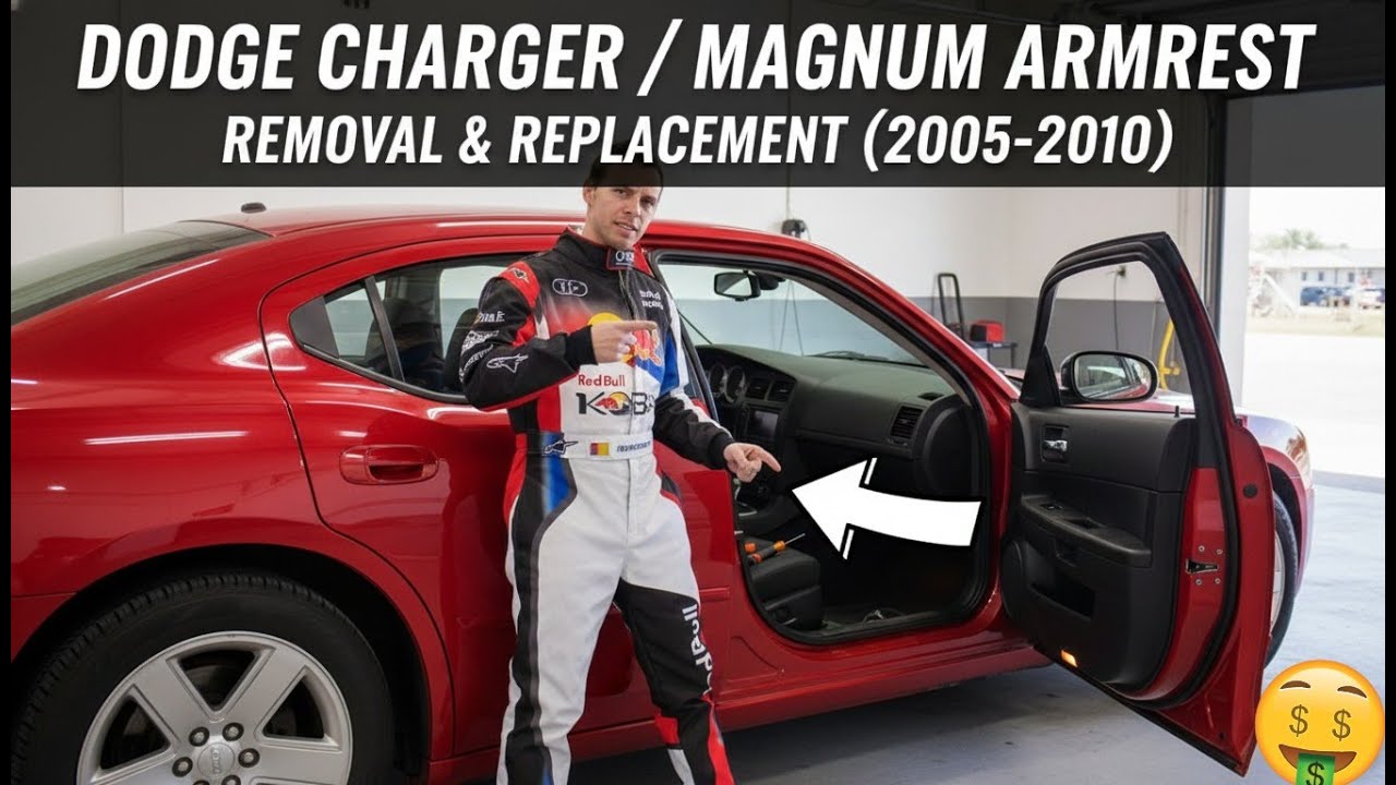 DODGE CHARGER / MAGNUM ARMREST REMOVAL & REPLACEMENT (2005-2010)