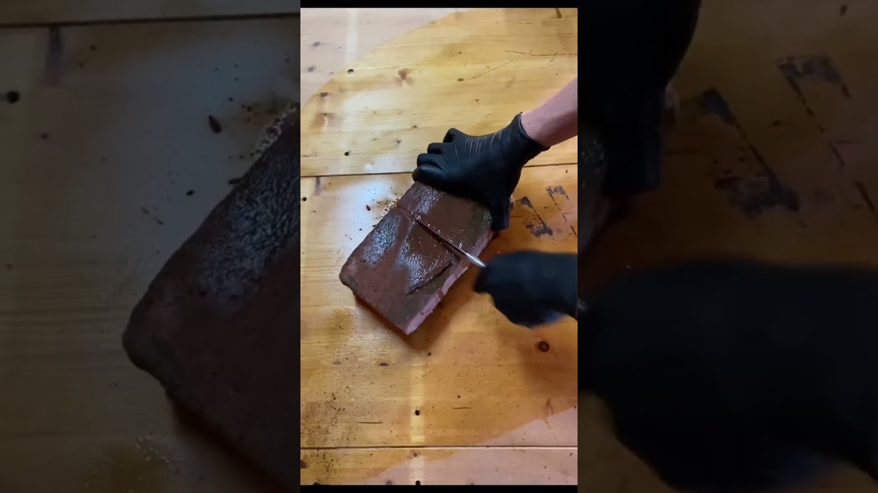 day 1 of cutting this brick with a knife