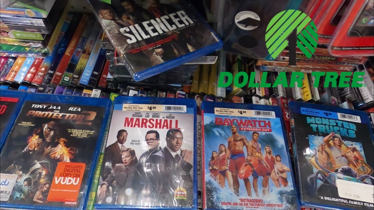 Dollar Tree DVD Hunting now sell used BluRay?! YouTube