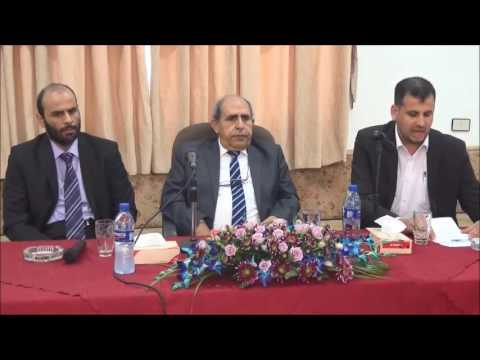 الشاعر الكبير الاستاذ الدكتور عزالدين مناصره يحيي أمسيه شعريه في ديوان ال طناش في حواره اربد