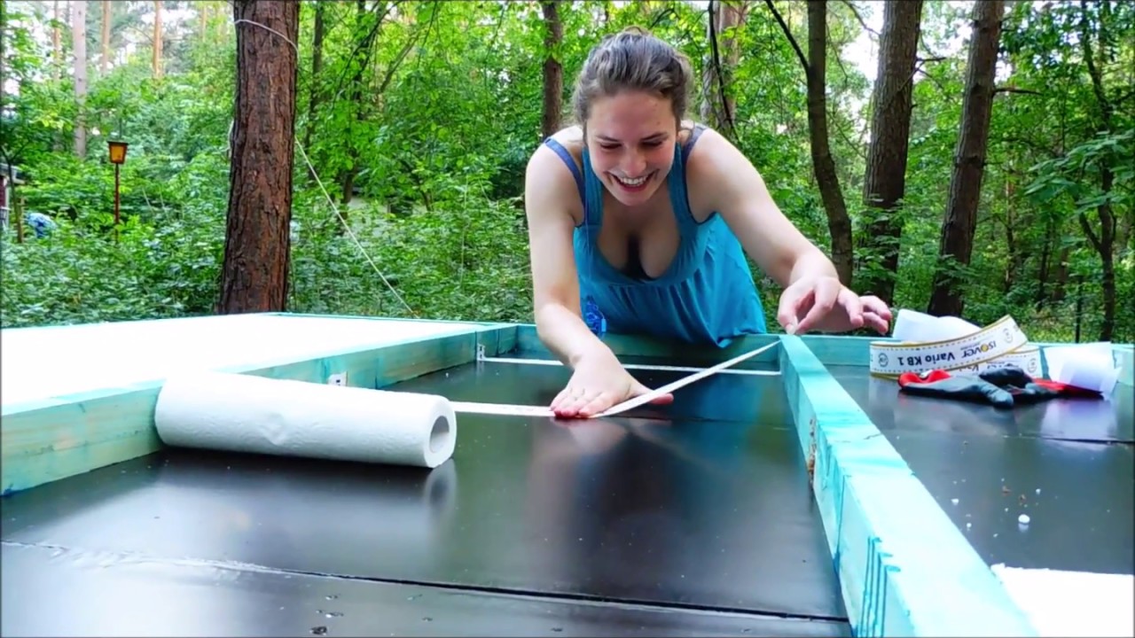 TINY PARADIES #3 Tiny-House-Projekt PARADISE *Bodenplatte*Floor Panel*Check!*Dämmung*Insulation*