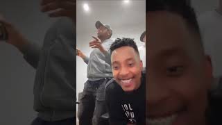 Samthing Soweto U0026 Mas Musiq In Studio After Recording Amalanga Awafani Part 2