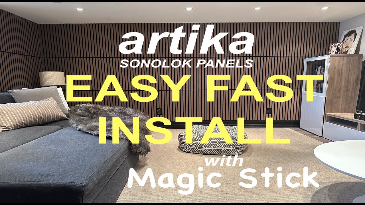 Atrika Victor E to YOU Artika Panel Install #artika #diy #wallpanel ...