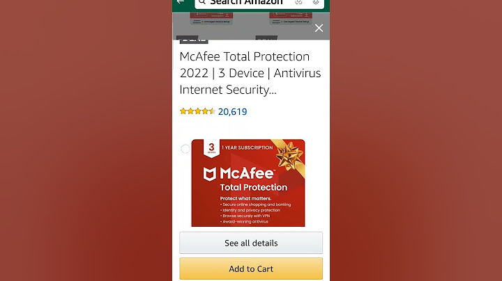 So sánh các phiên bản của mcafee