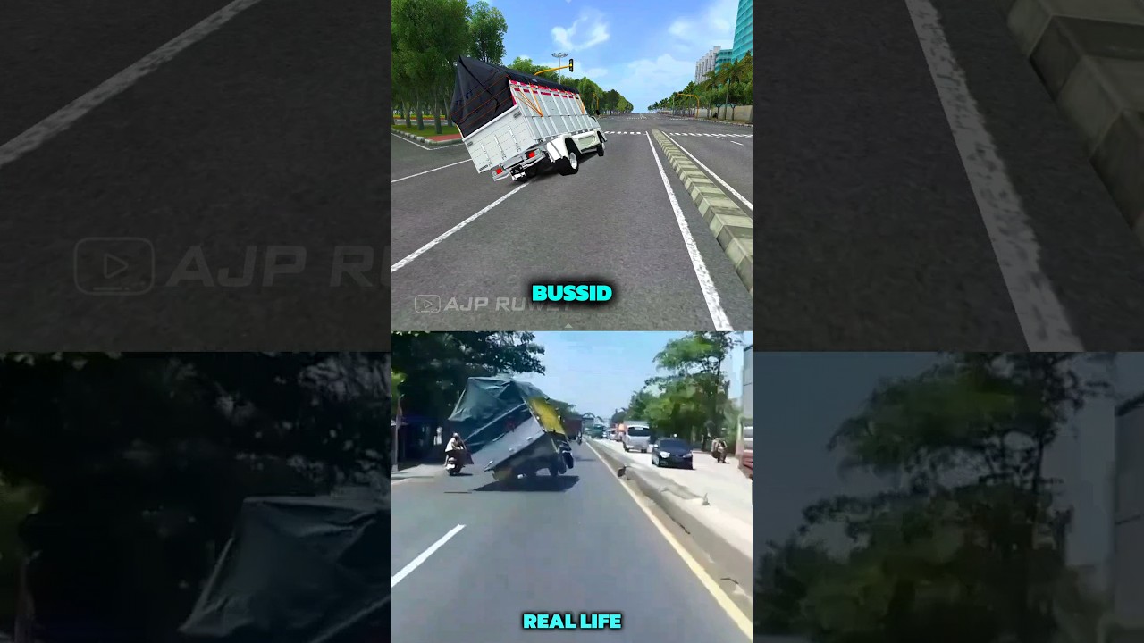 BUSSID VS REAL LIFE - TRUK OLENG 