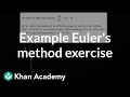 Worked example: Euler's method | Differential equations| AP Calculus BC | Khan Academy