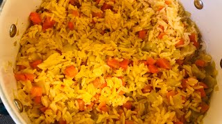 Haitian Rice And Cabbage With Carrots Riz Et Chou