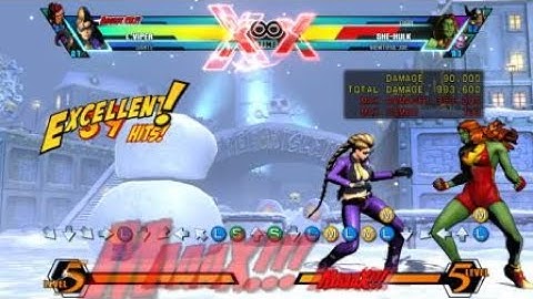 UMVC3: Viper - Staircase Practice Combo