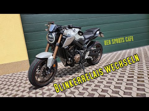 Blinkerrelais wechseln / Flasher Relay Install Honda CB650R Neo Sports Café / CBR / CBF LED Blinker