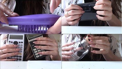 Tapping and scratching on random objects!! │TiaraASMR