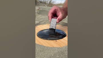 Magnetic Slime Made from Sand — Using Just a Magnet! 🧲