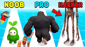 NOOB vs PRO vs HACKER in HUMAN EVOLUTION with SHINCHAN CHOP and FRANKLIN