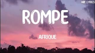 Rompe by afrique [official video lyrics]