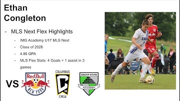 Ethan Congleton - MLS Next FLEX Highlights