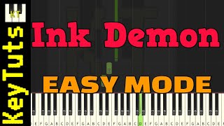 Ink Demon [Bendy] by SharaX - Easy Mode [Piano Tutorial] (Synthesia)