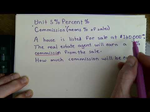 Unit 5.6 Percent; 'Commission'