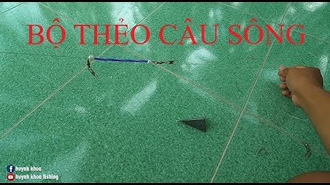 SETUP BỘ THẺO CÂU CÁ SÔNG | ĐỒ NGHỀ CÂU CÁ SÔNG