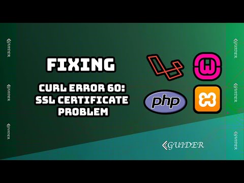 How to solve curl error 60: SSL certificate problem.