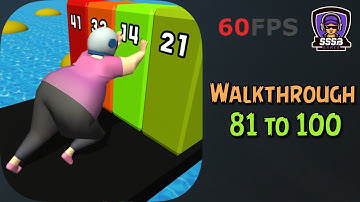 Fat Pusher: Level 81 To 100 , iOS/Android Walkthrough By (VOODOO)