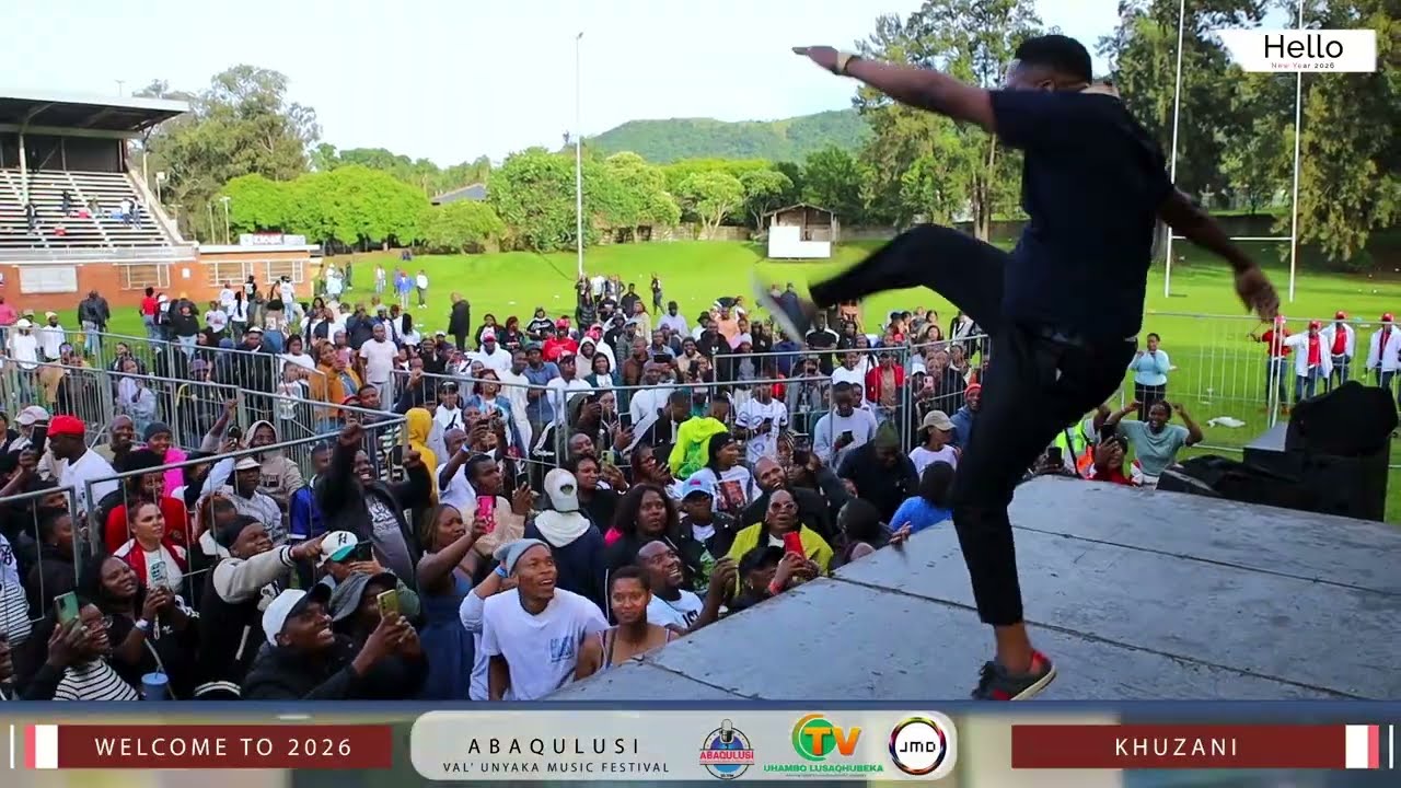 Khuzani Performing live at Abaqulusi Val' Unyaka Music Festival