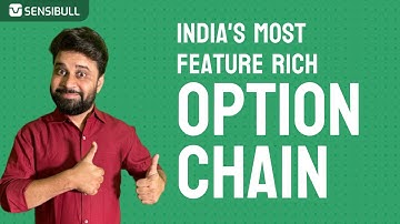 New Updates on Advanced Option Chain | Sensibull Demo Video