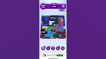 Level 794 Color block jam solved #colorblockjam #games #level794 #colorblocks