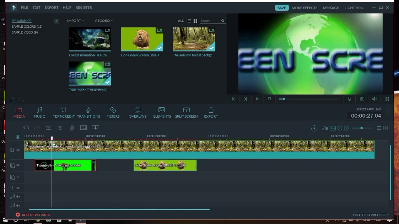 How to remove Green Background in video? YouTube
