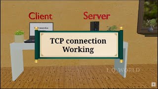 TCP Connection Animation #tcpconnection #tcp #animation #computernetworks