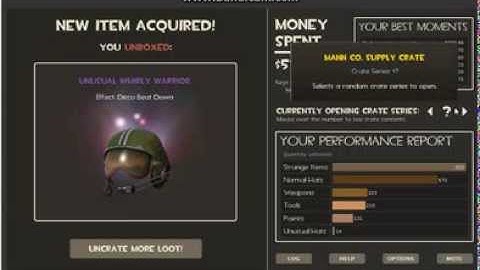 Tf2 Unboxing crates for 5000 $   ¤ Unusal found ¤