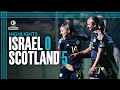Israel 05 scotland  martha thomas scores four  uefa womens euro qualification highlights