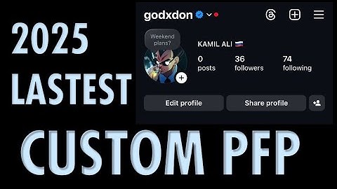 INSTAGRAM META CUSTOM PFP LATEST METHOD BY @CHO7UDHARY 