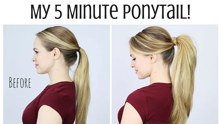 My 5 Minute Ponytail Routine - KayleyMelissa - DayDayNews