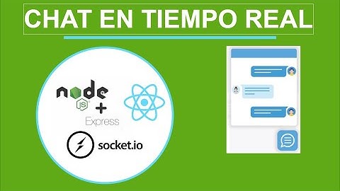🔥CREAR #CHAT EN #TIEMPO #REAL CON #ReactJS y #NodeJS | Tutorial de #Socket  - 2024 - ESPAÑOL