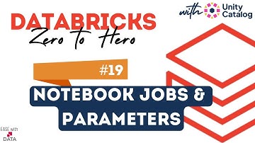 19 Orchestrating Notebook Jobs, Schedules using Parameters | Run Notebook from another Notebook