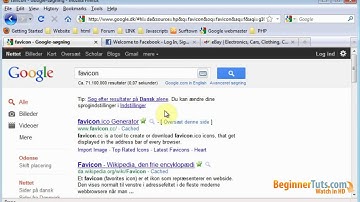 Beginner HTML tutorial # 10   How to make Favorite icons   favicons