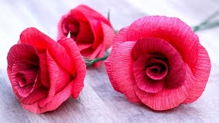 How To Make A Crepe Paper Rose
