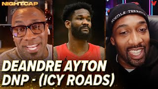 Unc & Gil clown Deandre Ayton for missing Blazers game due to icy road conditions | Nightcap