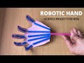 Projet de science de la main robotique  main de robot en papier simple pour les enfants  activit stem