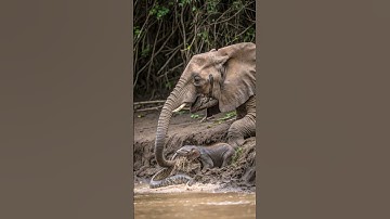 🐍⚔️ Elephant Family vs Giant Python | 🐘🐕 Incredible Animal Rescue Mission!