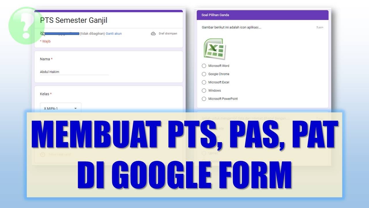 google form untuk ujian essay