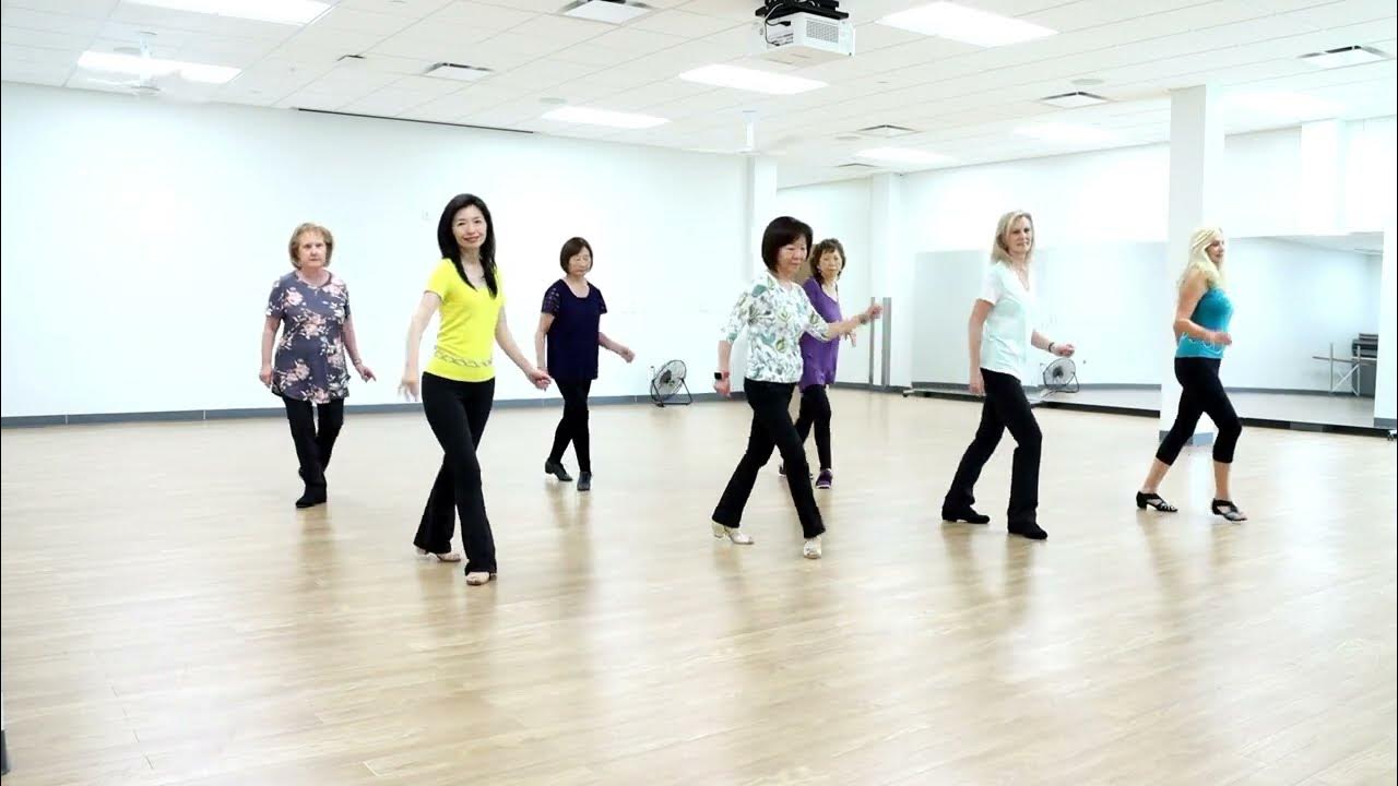 Conga Line Line Dance (Dance & Teach in English & 中文) YouTube