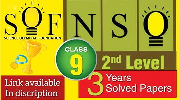 SOF NSO Question with answers|level 2|class-9|